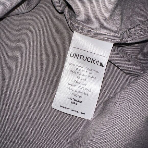 Wrinkle-Free Sangiovese Shirt - Picture 3 of 3